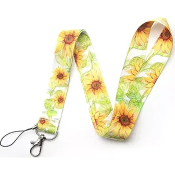 Lanyard Šňůrka na klíče Slunečnice