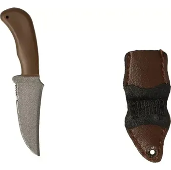 Doplněk k figurce Zbraň pro 1/6 figurky WK Combat Knife with Leather Sheath (Grey)