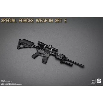 Doplněk k figurce Zbraň pro 1/6 figurky Special Forces Weapon Set E (Black)