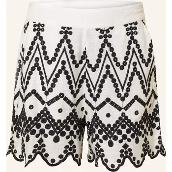 Dámské kraťasy Copenhagen Muse Dámské Šortky Cmembroidery, bílá / černá, 36