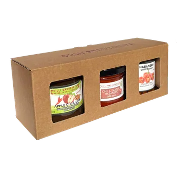 Dárkový potravinový koš Dárkový chilli box 3-dílný