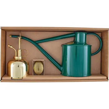 Rozprašovač HAWS Set konvičky s kropítkem a rozprašovače Brass & Green