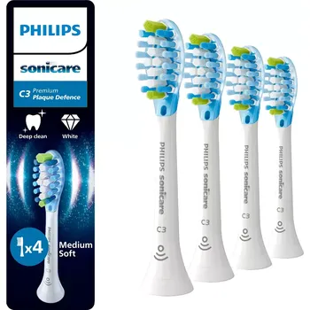 Náhradní hlavice k elektrickému kartáčku Philips Sonicare Premium Plaque Defense HX9044/87 4 ks