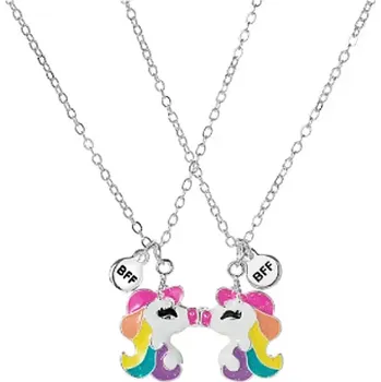 Náhrdelník Lilley Jewelry Náhrdelníky BFF pro dva Jednorožec