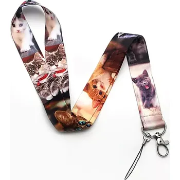 Šňůrka na klíče s karabinkou Koťátka