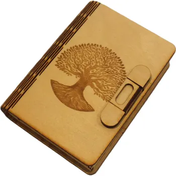 Dary dřeva Dřevěná knížka na dárky - Strom života