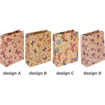 Dárková taška Wiky Dárková taška motýli střední 19x24,5x8 cm