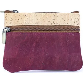 Korková kapsička na peníze - Vínová