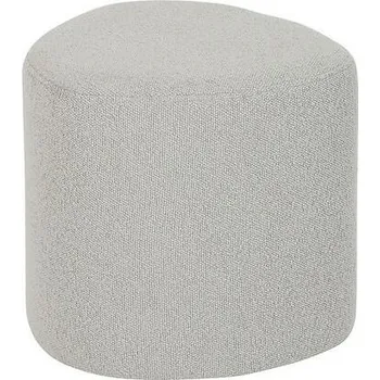 Taburet Pufa Estria bouclé malá krémová moderní do obýváku a dětského pokoje Atmosphera 39 cm