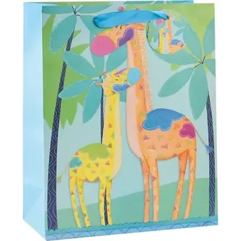 Dárková taška Anděl Taška dárková dětská velká Žirafy