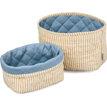 Cam Cam ApS Prošívaný úložný koš Oatfield – set 2 ks