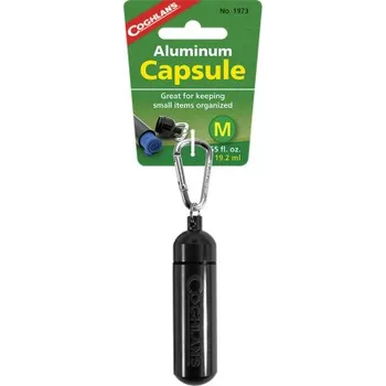 Vybavení pro přežití Hliníková kapsle s karabinou, Coghlans, M