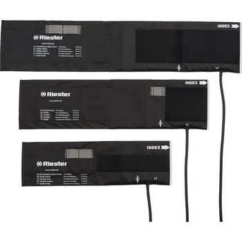 Tlakoměr Manžeta Riester standardní, velikost 24-34 cm, černá, dvojitá had.