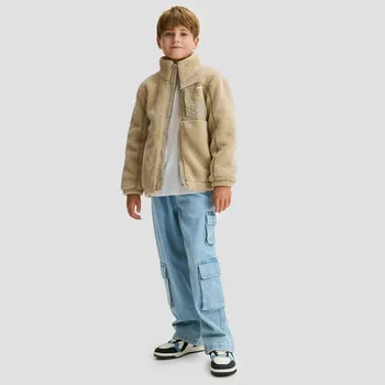 Chlapecká bunda Reserved - Zateplená bunda - béžová - PL182-08X - PL182-08X-128