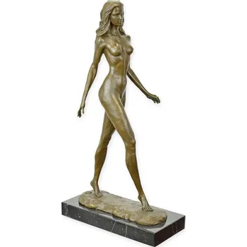 Bronzová socha - Nahá žena v pohybu