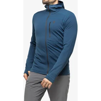 Pánská móda Mikina s kapucí Black Diamond Coefficient Fleece Hoody - azurite