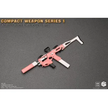 Doplněk k figurce Zbraň pro 1/6 figurky Compact Weapon Series 1 - Micro Conversion Kit G-17 (Pink)