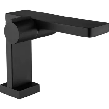 Vodovodní baterie Cerano Safira Umyvadlová stojánková baterie, nízká, černá matná, CER-423598