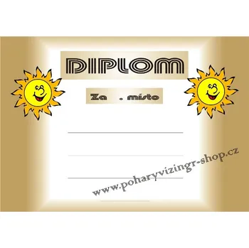 Děti diplom A4 č.19