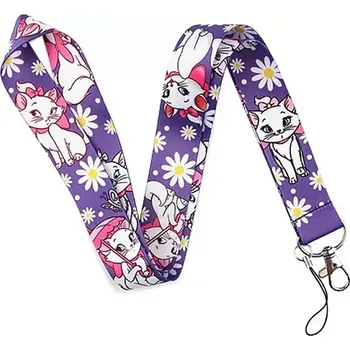 Unique Šňůrka na krk Aristokočky kočička Marie fialová