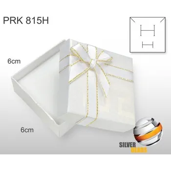 Dárková krabička Krabička na šperky. Materiál papír . Ozn. PRK 815H. Barva BÍLÁ.