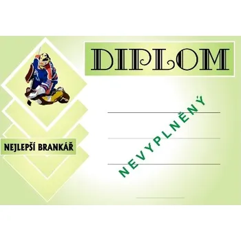 Hokej diplom A4 č.23