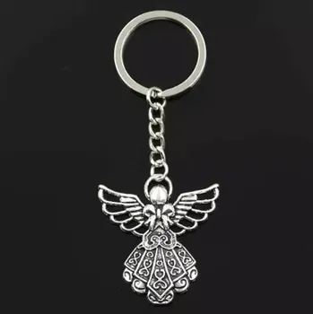 QINOOO Přívěsek na klíče Anděl strážný velký