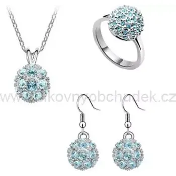 Souprava šperků Fashion Jewelry Velká souprava Seablue Balls FJ089