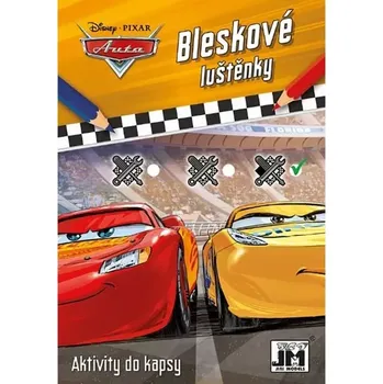 kreativní sada Auta: Bleskové luštěnky - Aktivity do kapsy