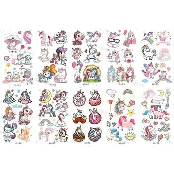 Odstranitelné tetování Rocolo Design Tetovací obtisky Jednorožci OP573