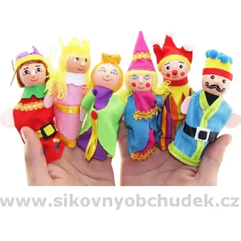 Puppetie Maňásci na prst Království 6 ks OP039