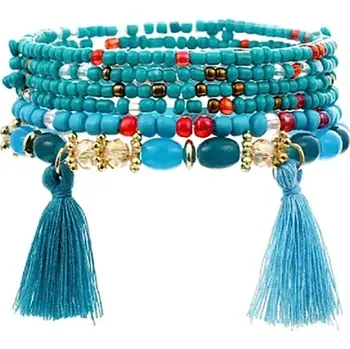 Náramek Fashion Jewelry Dámský náramek modrý mix OJ121