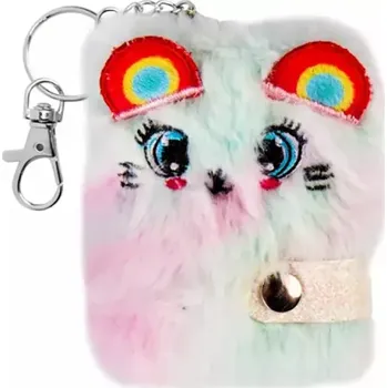 Albi Klíčenka Myška s duhovými oušky chlupatý bloček