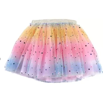Dívčí sukně Luliu Dívčí tylová sukně duhová 3-7 let OP958