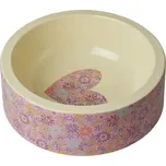 rice Melaminová miska pro mazlíčky Flower Heart