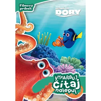 Bystrá hlava Hľadá sa Dory - Filmový príbeh - Vyfarbuj, čítaj, nalepuj
