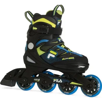 Kolečkové brusle Dětské kolečkové brusle Fila J-One Boy Combo 3-Set Blue/Lime, M, 32-36, 4x, 72 Fila