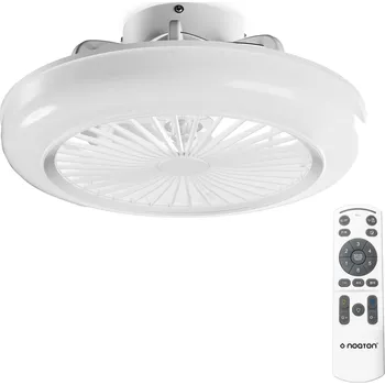 Stropní ventilátor Noaton 11045W Polaris, bílá, stropní ventilátor se světlem (Rozbaleno)