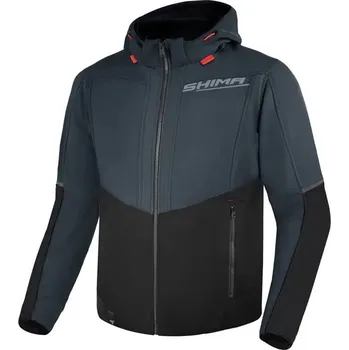Moto bunda Mikina na motorku Shima Daybreaker šedá 3XL