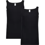 ADAMO tílko pánské 129444 2 KUSY nadměrné velikosti (až 170 cm) 4XL černá