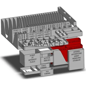 Příslušenství k deskovým hrám Kalkared Insert pro Trudvang Legends (888)