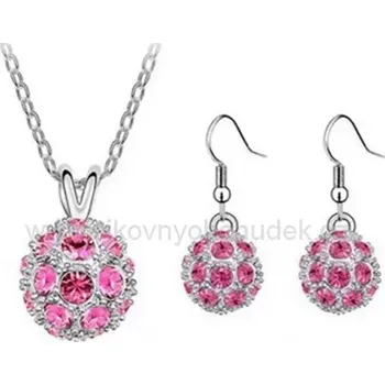 Souprava šperků Fashion Jewelry Souprava Pink Balls FJ084