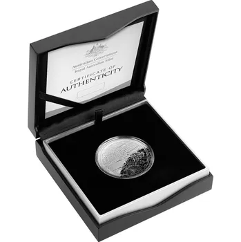 Stříbrná mince 1 Oz New Map of the World 1626 - Nová mapa světa 2019 Proof