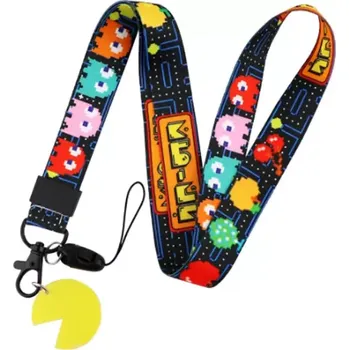 Unique Šňůrka na krk s karabinkou Pacman