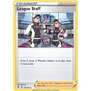 Sběratelská karetní hra League Staff 153/185 - Vivid Voltage Typ karty: Non-Holo