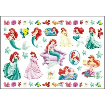 Tetování Dočasné tetování Mořská víla 16 x 10,5 cm