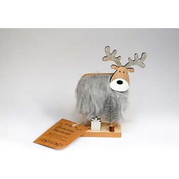 Sobík Ruda, se stromkem, šedý, 9 x 15 cm