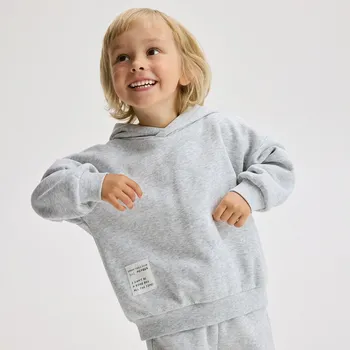 Chlapecká mikina Reserved - Bavlněná sada - světle šedá - 086FO-09M - 086FO-09M-80