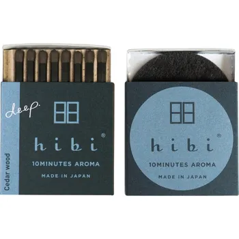 Aroma difuzér Hibi Vonné sirky Hibi Deep Cedar Wood – 8 ks