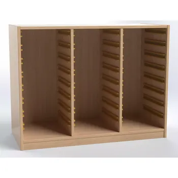 Skříňka na nářadí Skříňka otevřená na plastové zásuvky 103,8 x 79,5 x 46 cm